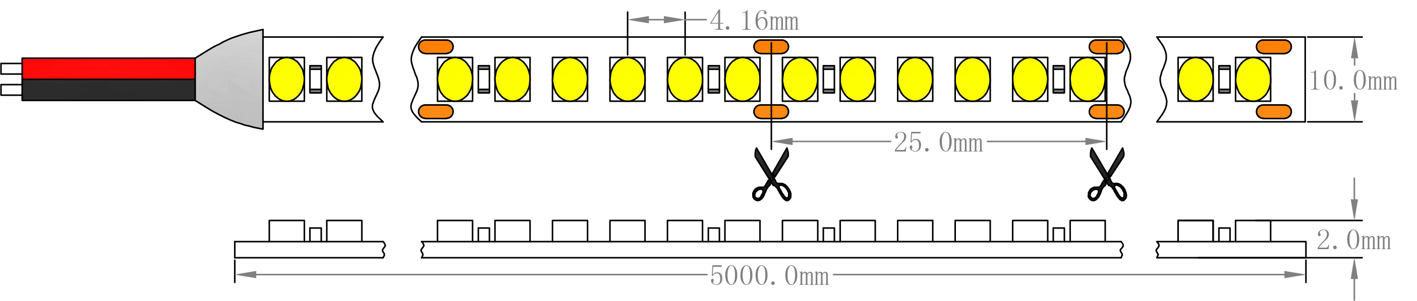 SMD1210-240LEs-24V-Abmessung